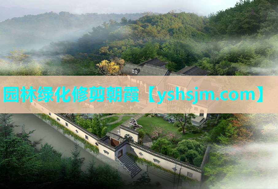 園林綠化修剪朝霞