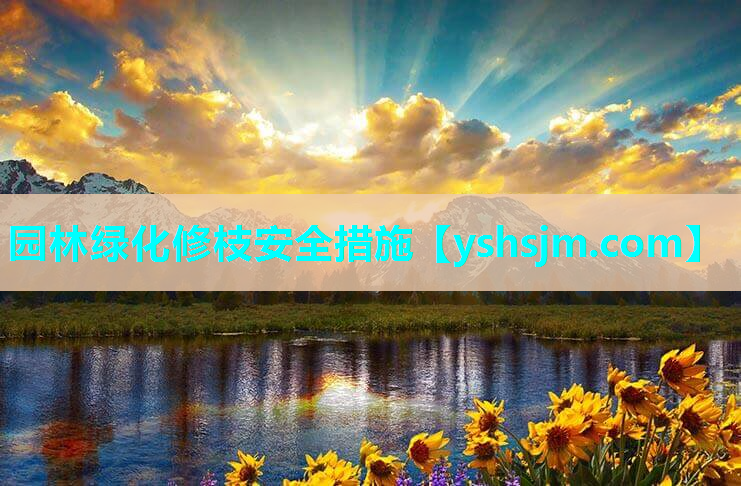 園林綠化修枝安全措施